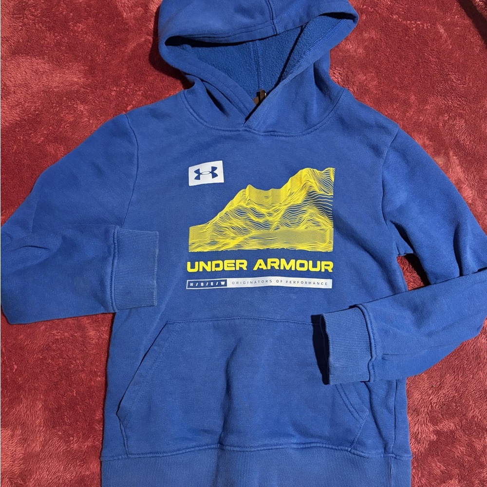 Under Armour Blue Hoodie Youth Small
